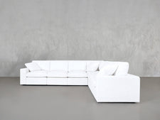 6 - Seat Modular Corner Right Sectional - 7th Avenue