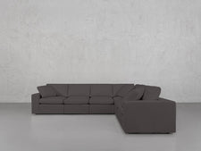 6 - Seat Modular Corner Right Sectional - 7th Avenue