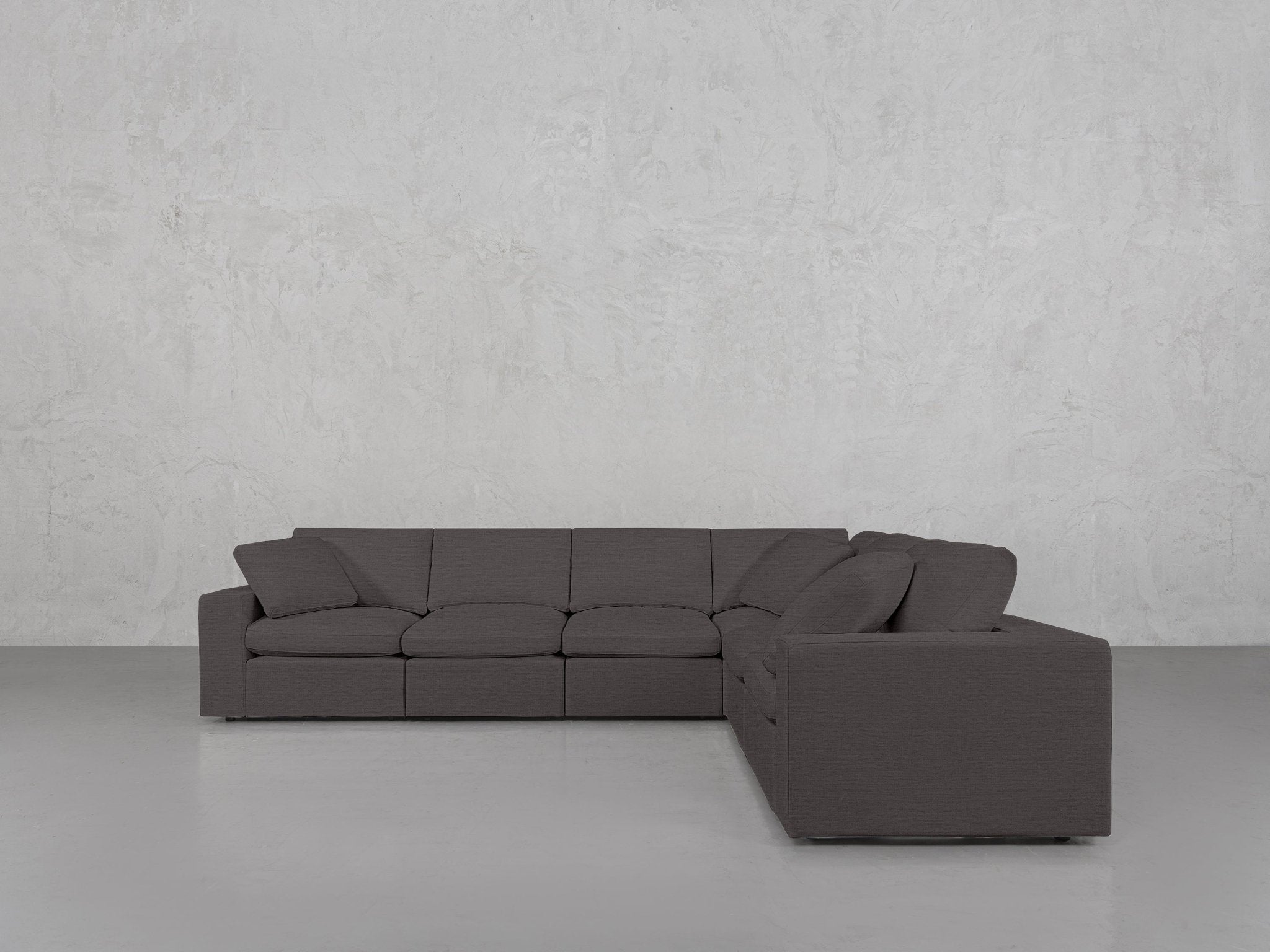 6 - Seat Modular Corner Right Sectional - 7th Avenue