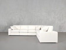 6 - Seat Modular Corner Right Sectional - 7th Avenue
