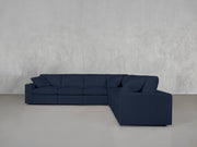 6-Seat Modular Corner Right Sectional - 7th Avenue