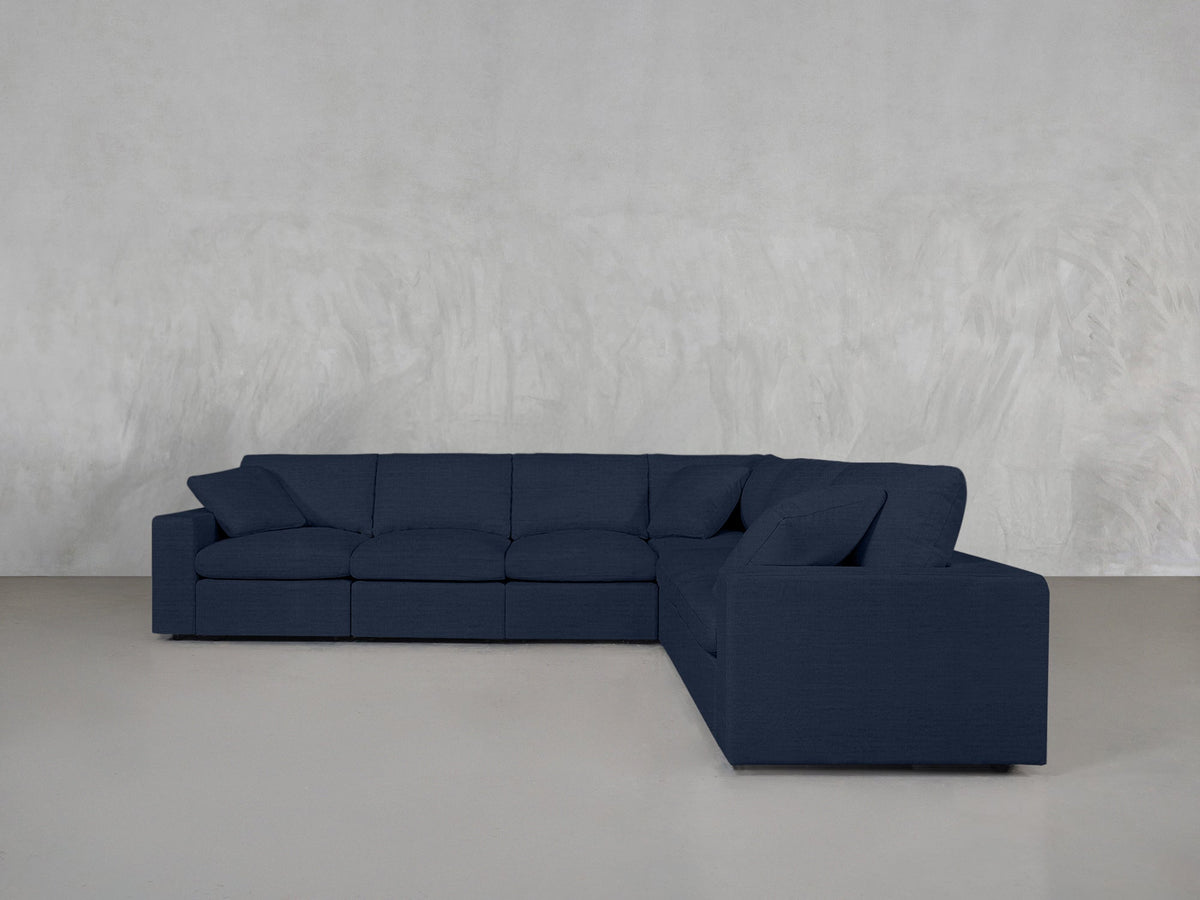 6-Seat Modular Corner Right Sectional - 7th Avenue