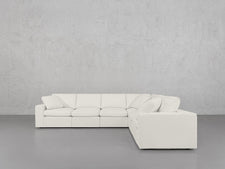 6 - Seat Modular Corner Right Sectional - 7th Avenue
