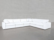 6 - Seat Modular Corner Right Sectional - 7th Avenue