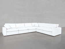 6 - Seat Modular Corner Right Sectional - 7th Avenue