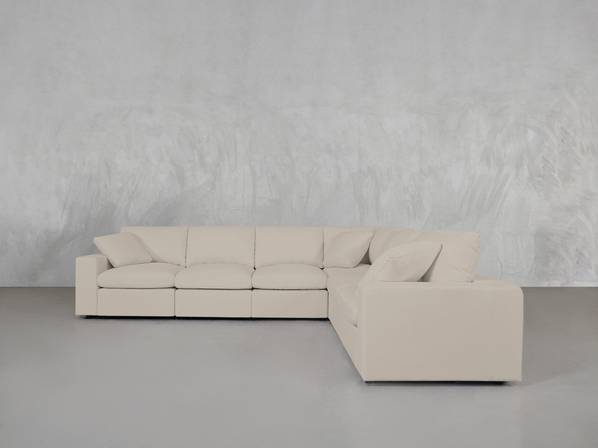 6 - Seat Modular Corner Right Sectional - 7th Avenue