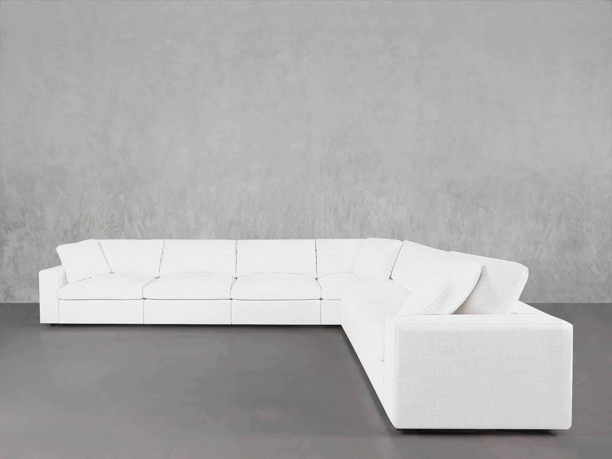 6 - Seat Modular Corner Right Sectional - 7th Avenue
