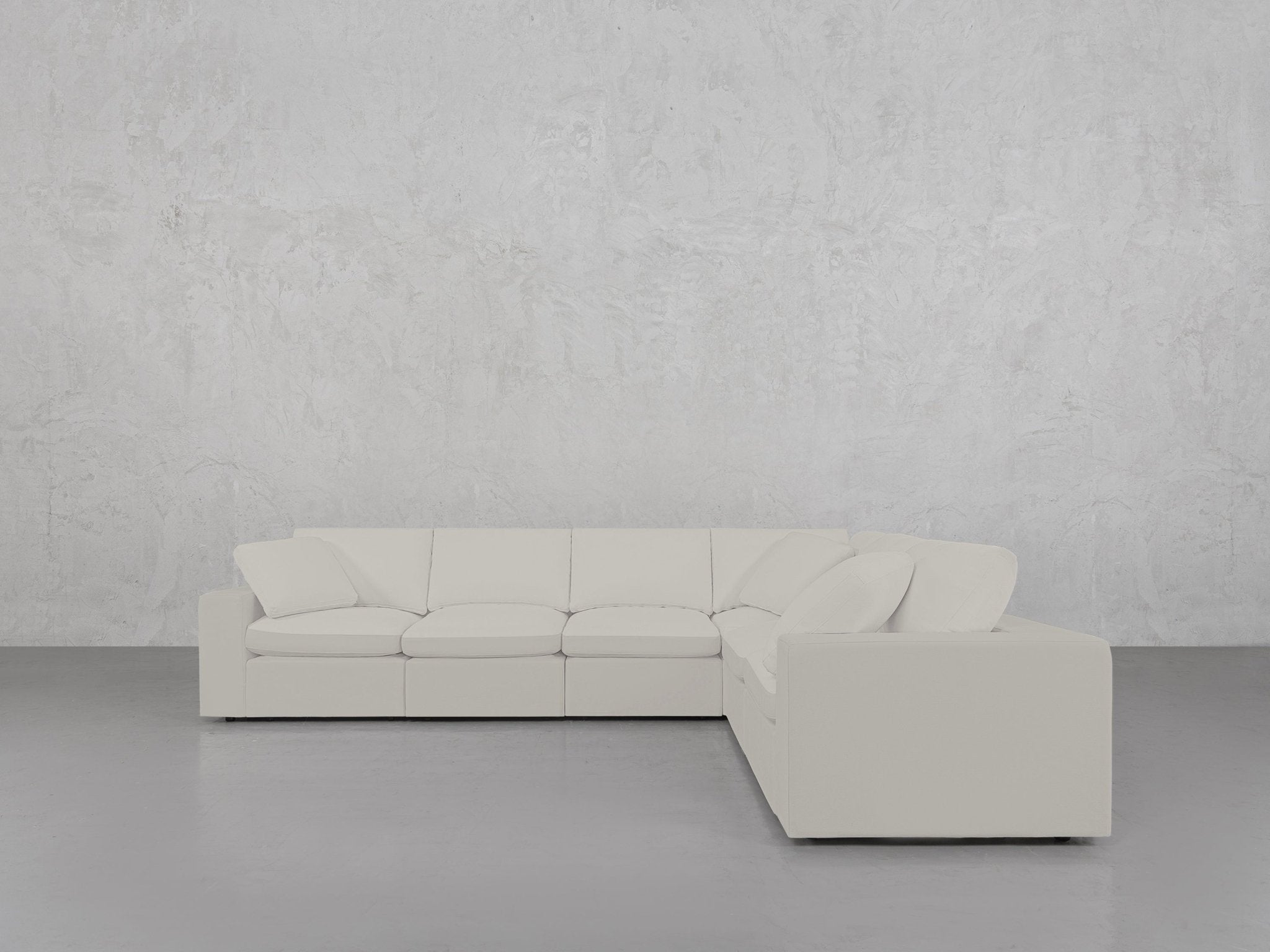 6 - Seat Modular Corner Right Sectional - 7th Avenue