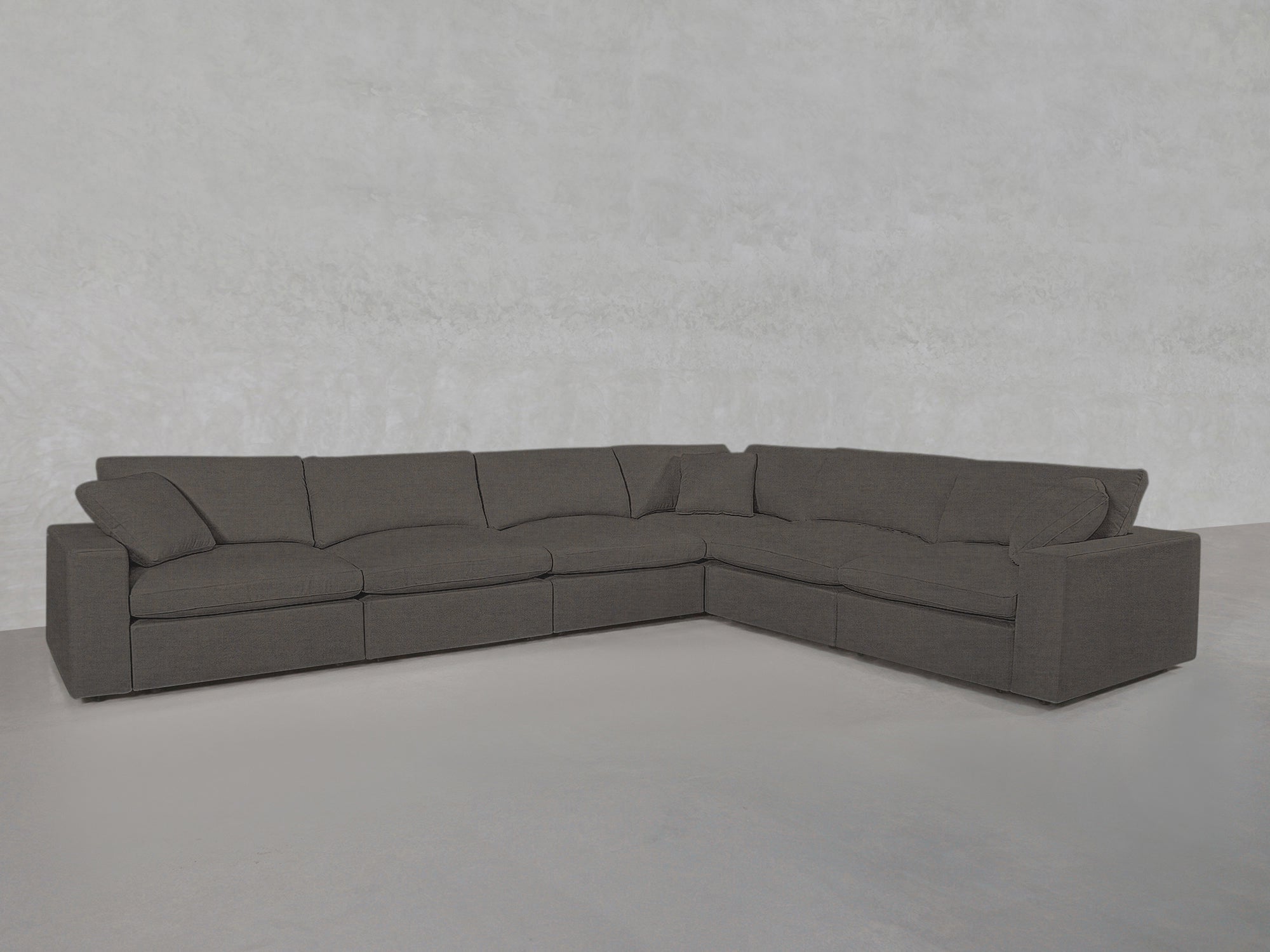 6 - Seat Modular Corner Right Sectional - 7th Avenue