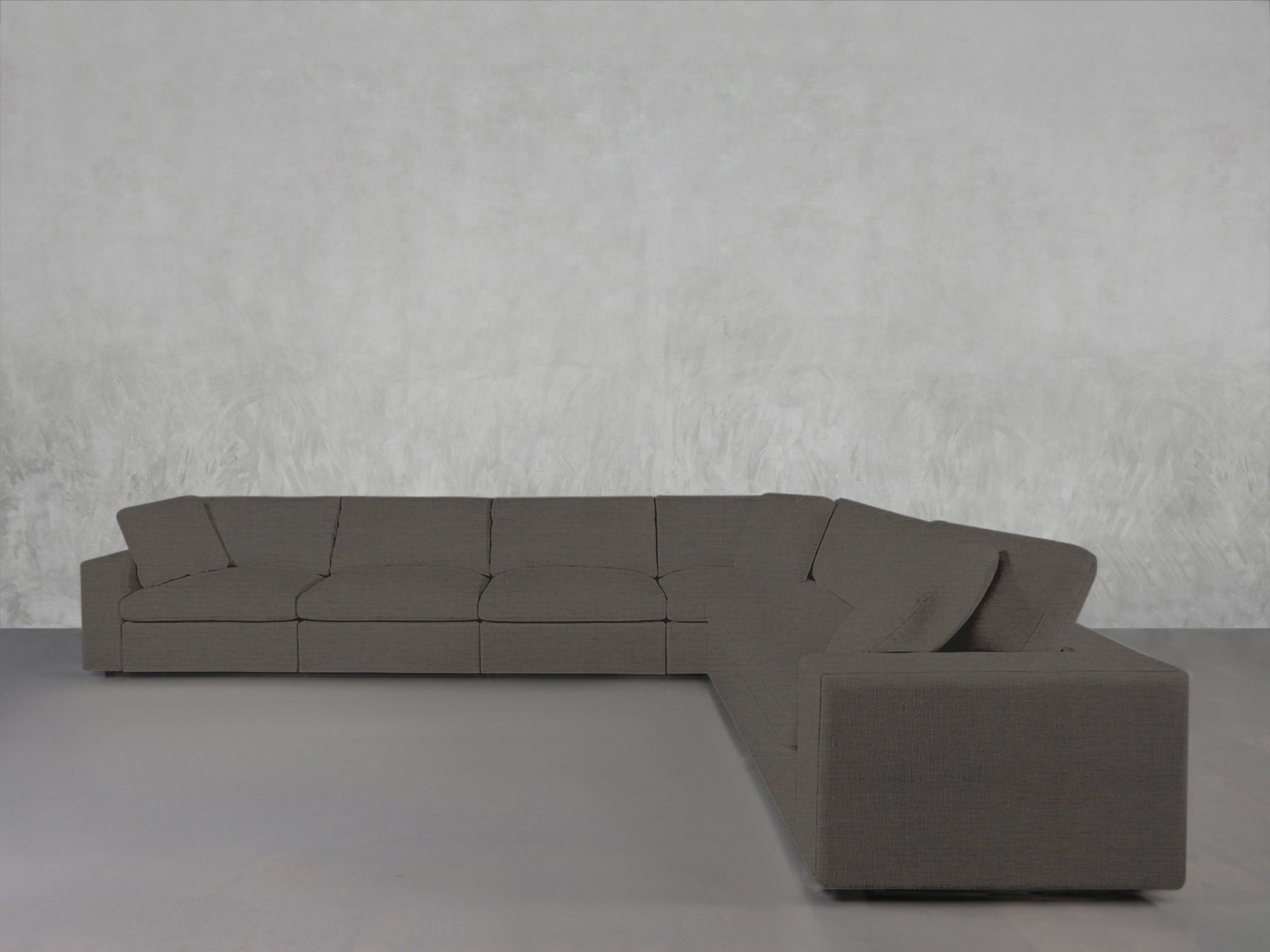 6 - Seat Modular Corner Right Sectional - 7th Avenue