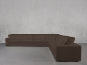 6 - Seat Modular Corner Right Sectional - 7th Avenue