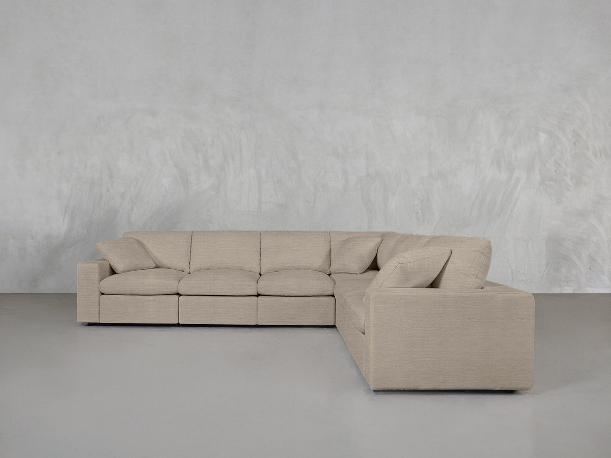 6-Seat Modular Corner Right Sectional - 7th Avenue