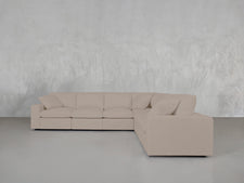 6 - Seat Modular Corner Right Sectional - 7th Avenue