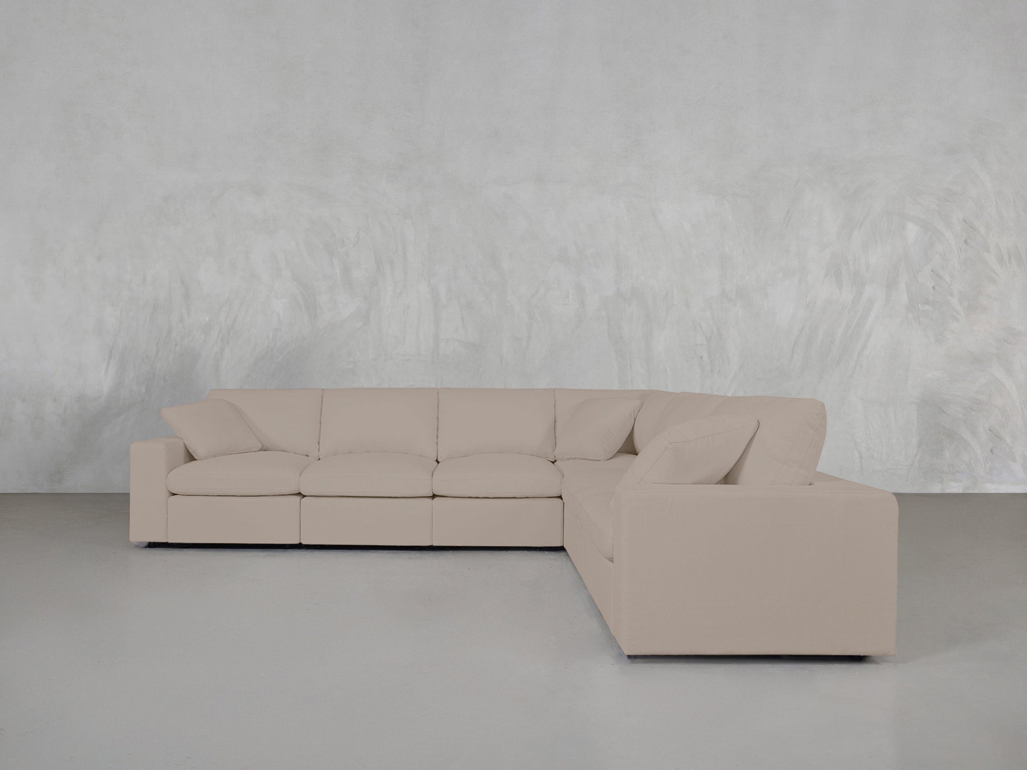 6 - Seat Modular Corner Right Sectional - 7th Avenue