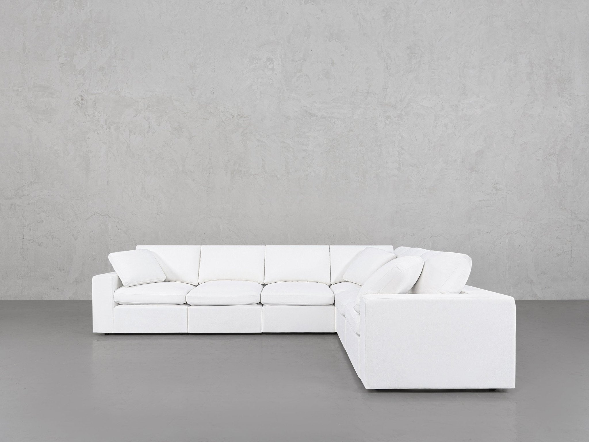 6 - Seat Modular Corner Right Sectional - 7th Avenue