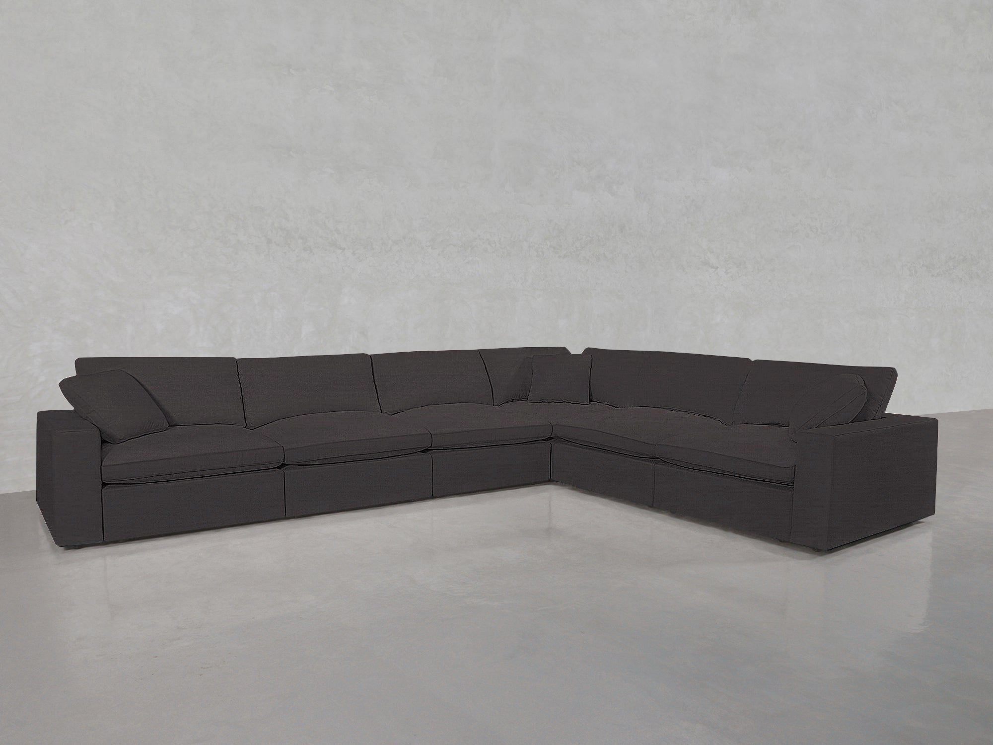 6 - Seat Modular Corner Right Sectional - 7th Avenue