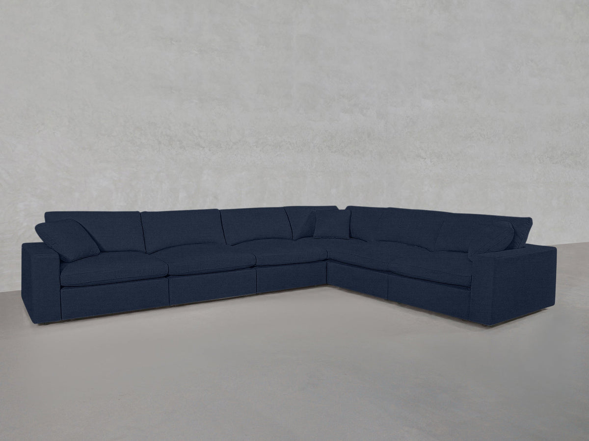 6-Seat Modular Corner Right Sectional - 7th Avenue