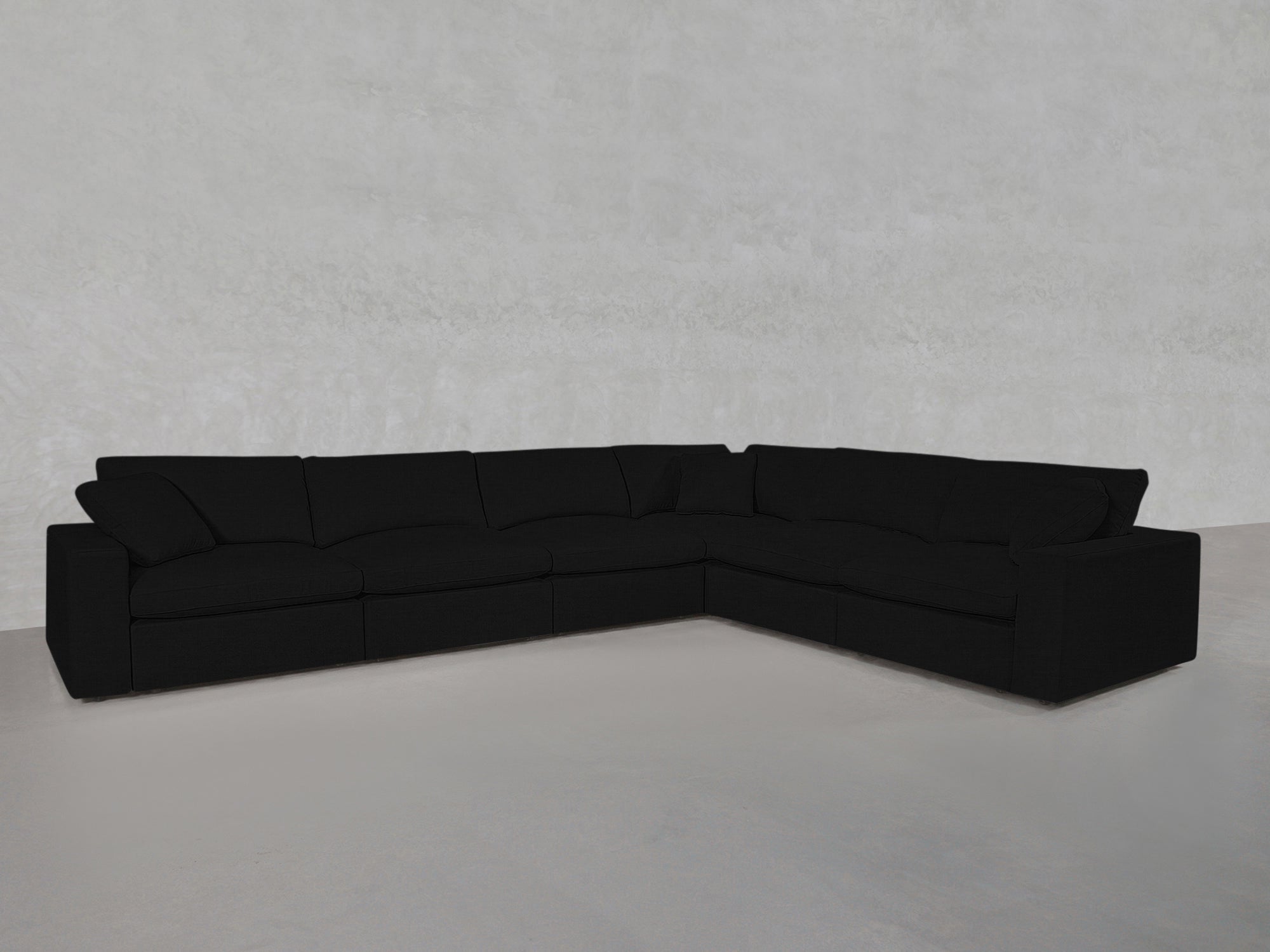 6 - Seat Modular Corner Right Sectional - 7th Avenue