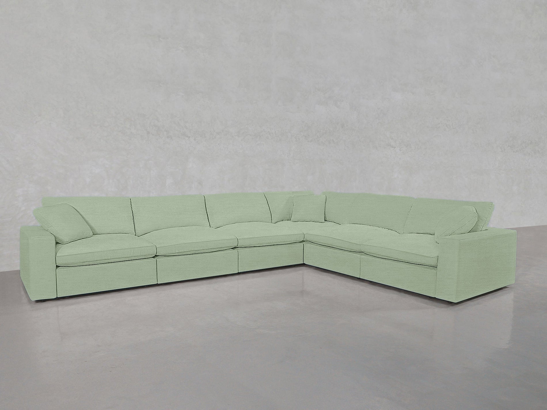 6-Seat Modular Corner Right Sectional - 7th Avenue