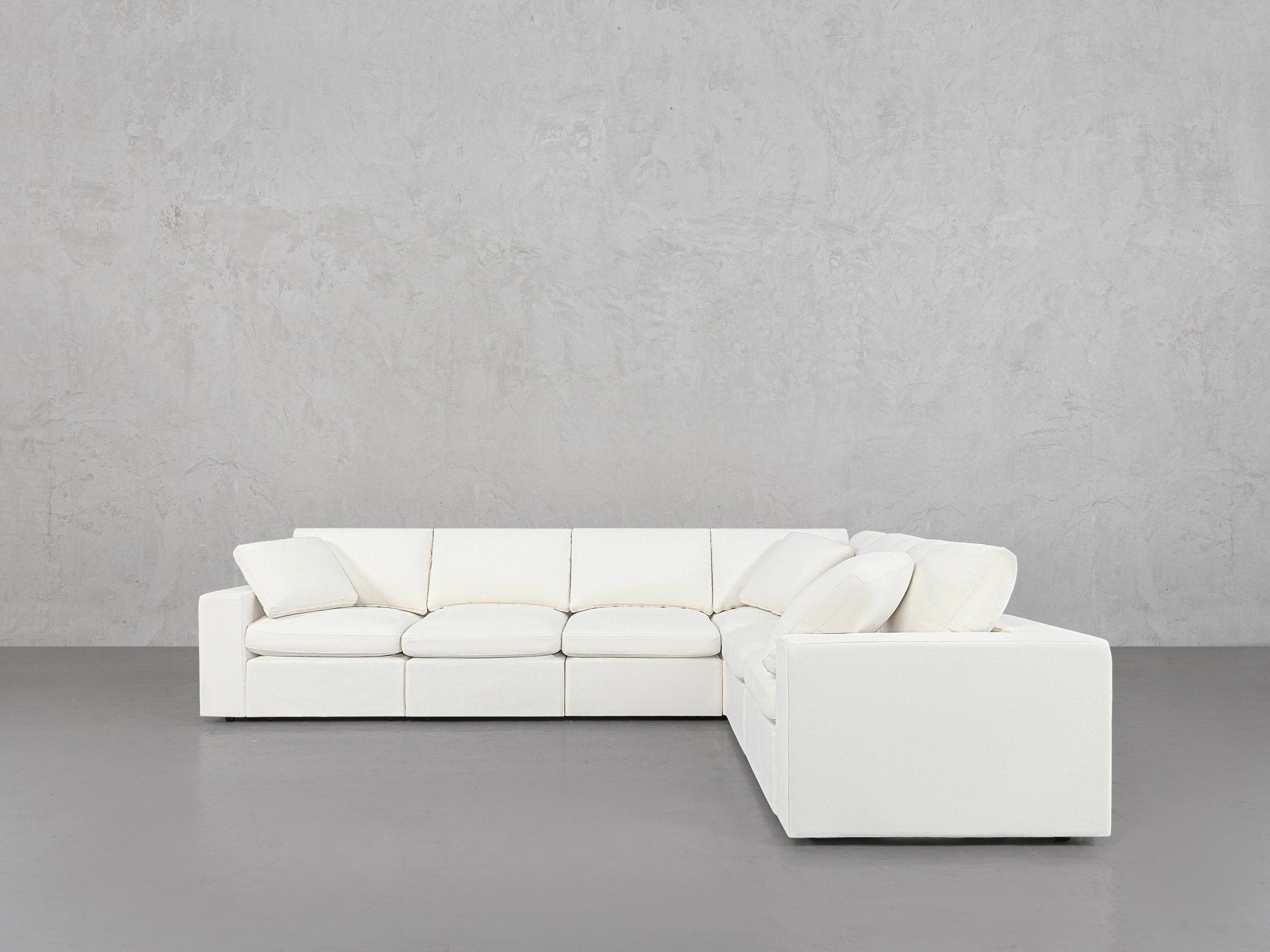 6 - Seat Modular Corner Right Sectional - 7th Avenue