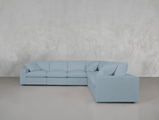 6 - Seat Modular Corner Right Sectional - 7th Avenue