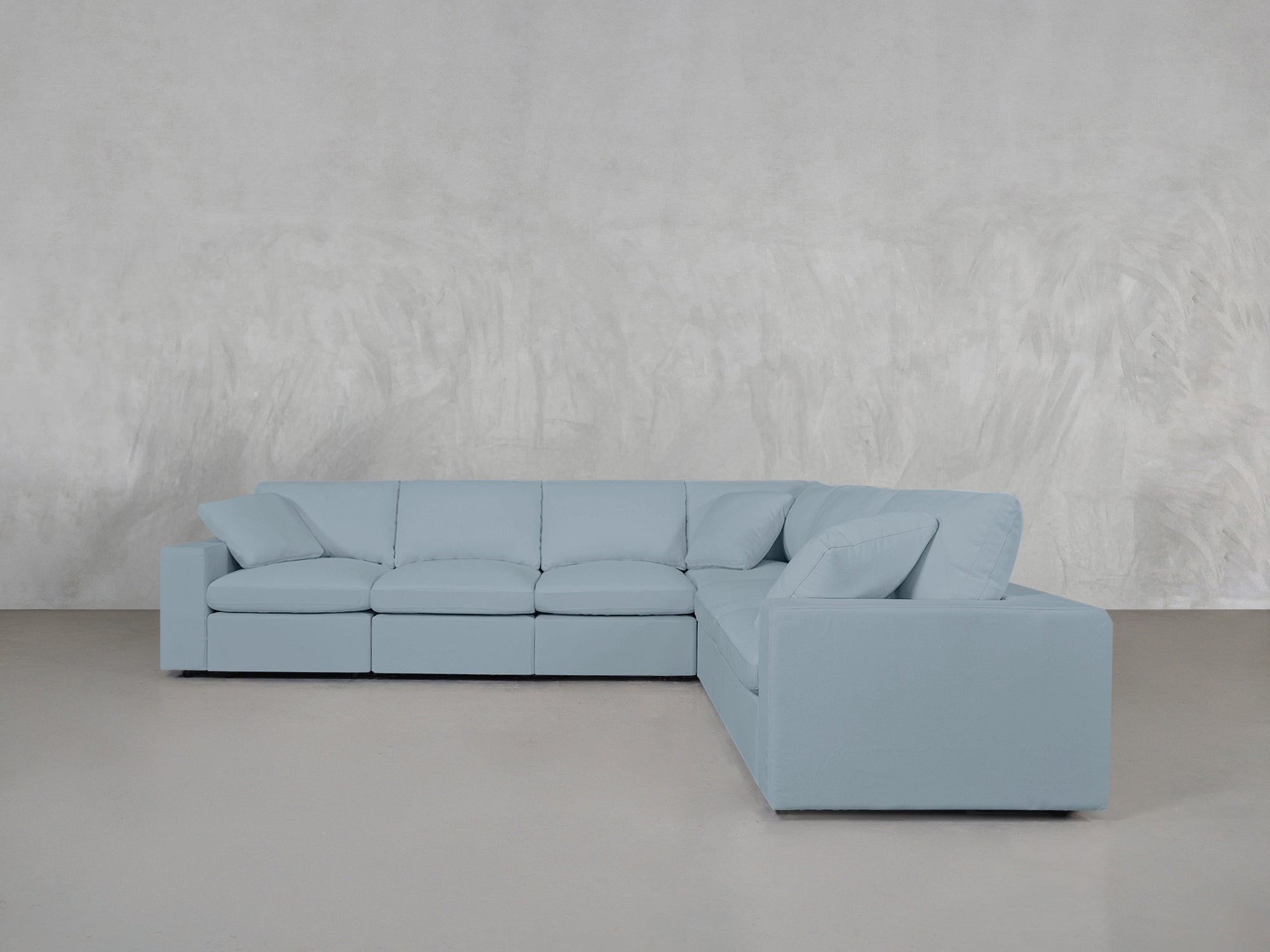 6 - Seat Modular Corner Right Sectional - 7th Avenue