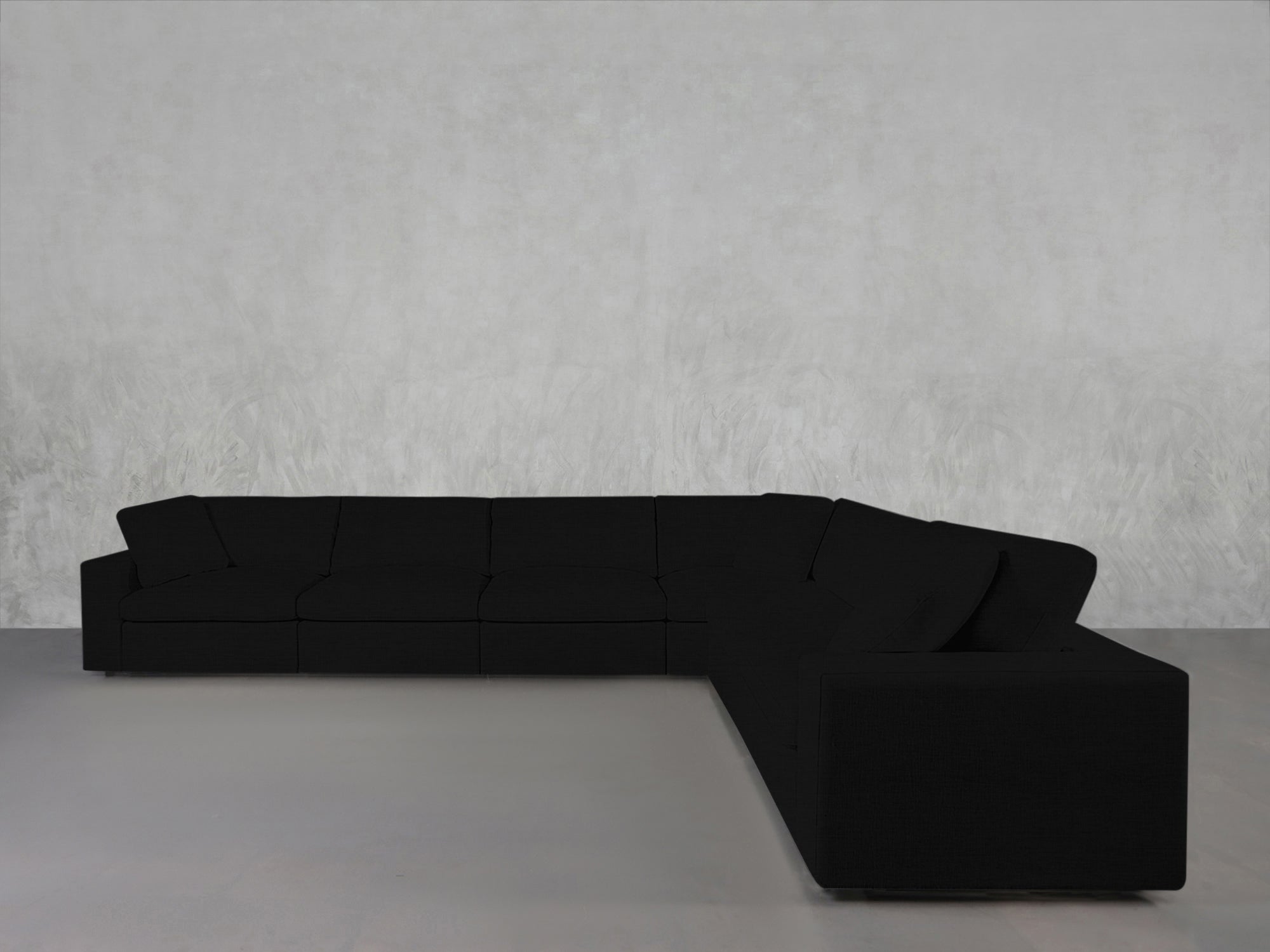6 - Seat Modular Corner Right Sectional - 7th Avenue