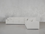 6 - Seat Modular Corner Right Sectional - 7th Avenue