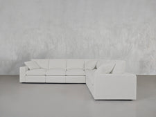 6 - Seat Modular Corner Right Sectional - 7th Avenue
