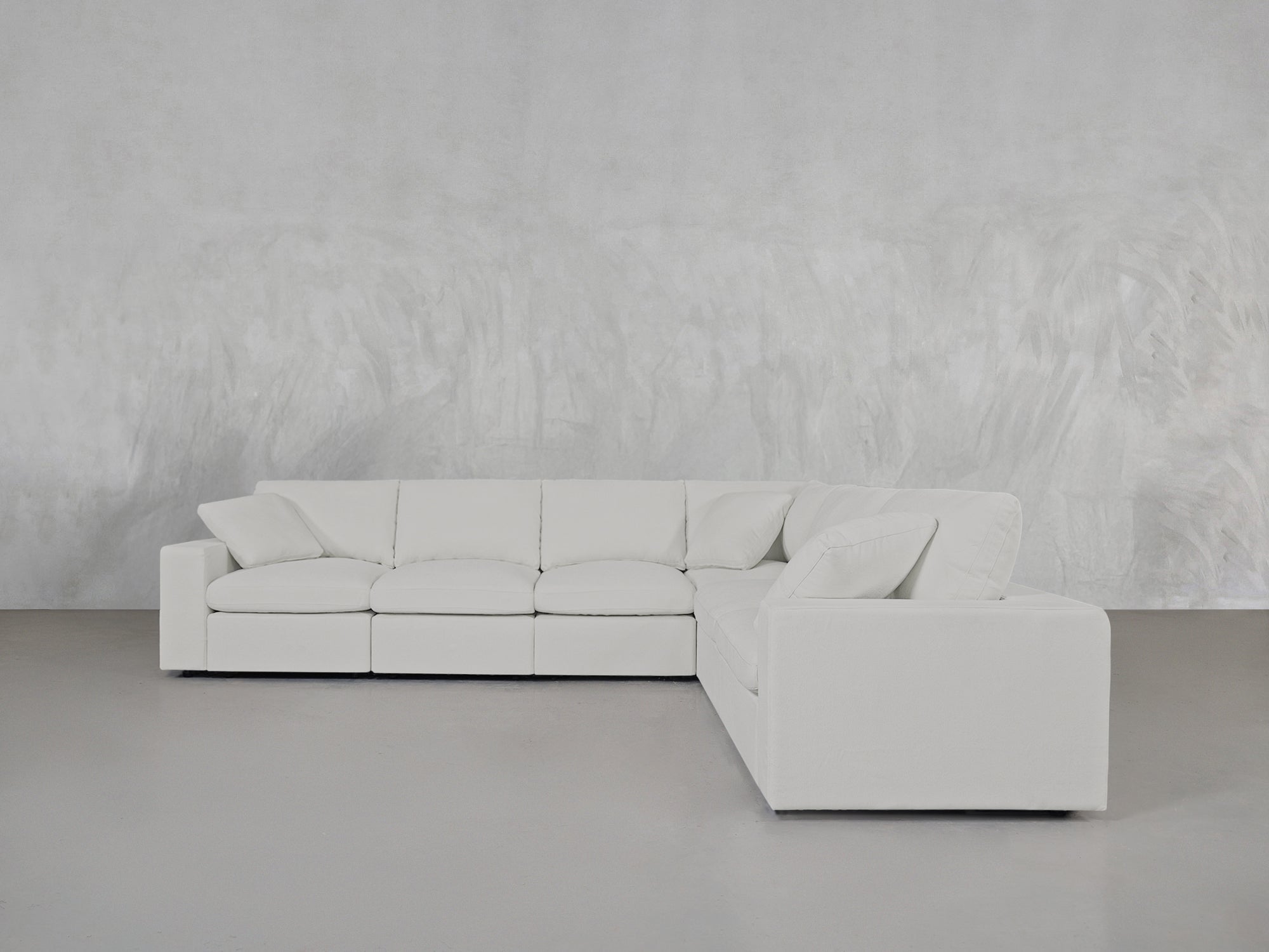 6 - Seat Modular Corner Right Sectional - 7th Avenue