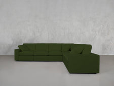 6 - Seat Modular Corner Right Sectional - 7th Avenue