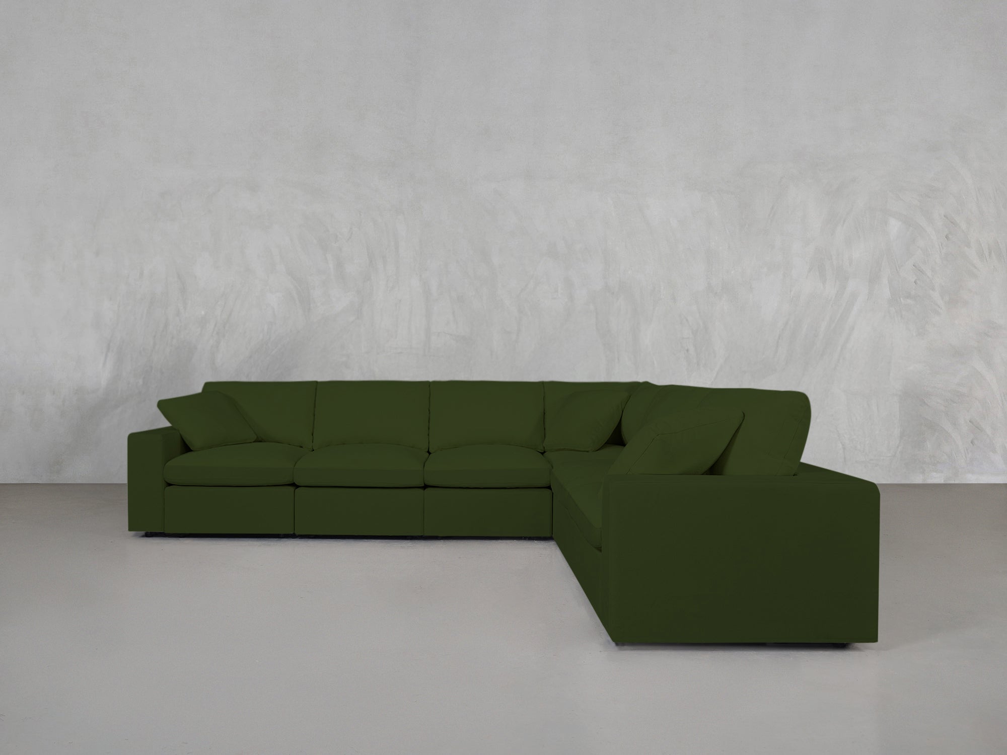 6 - Seat Modular Corner Right Sectional - 7th Avenue