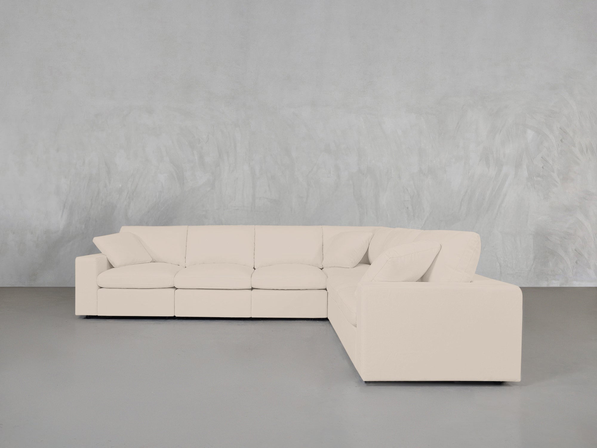 6 - Seat Modular Corner Right Sectional - 7th Avenue