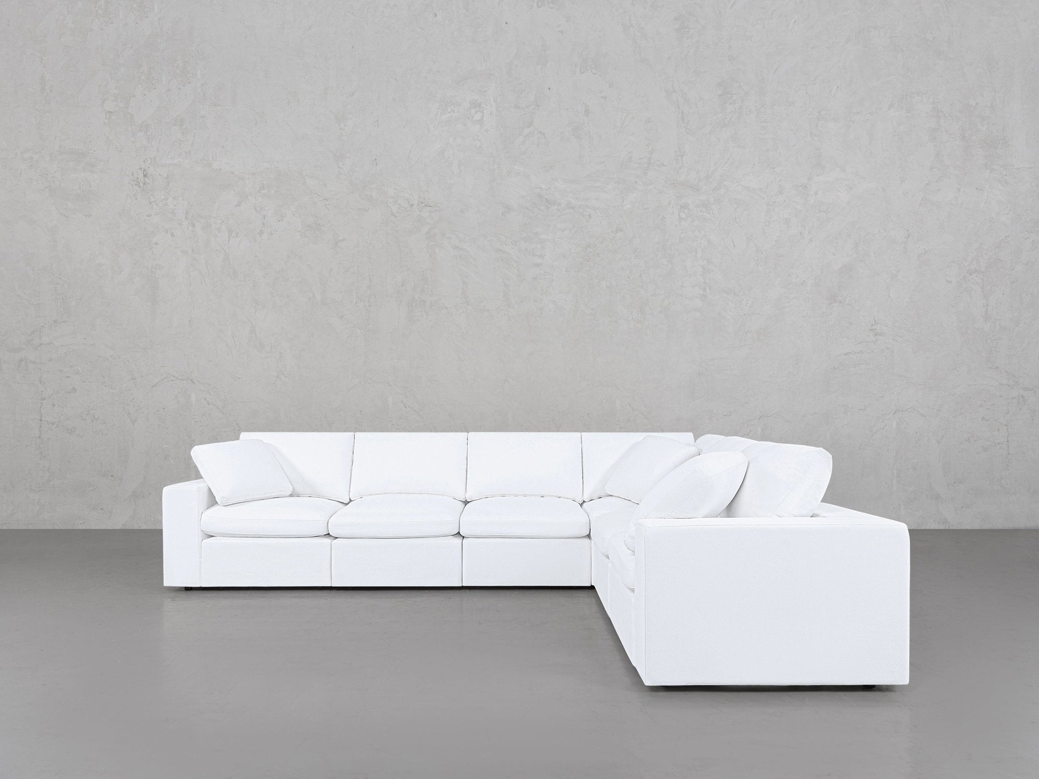 6 - Seat Modular Corner Right Sectional - 7th Avenue