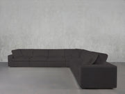6 - Seat Modular Corner Right Sectional - 7th Avenue