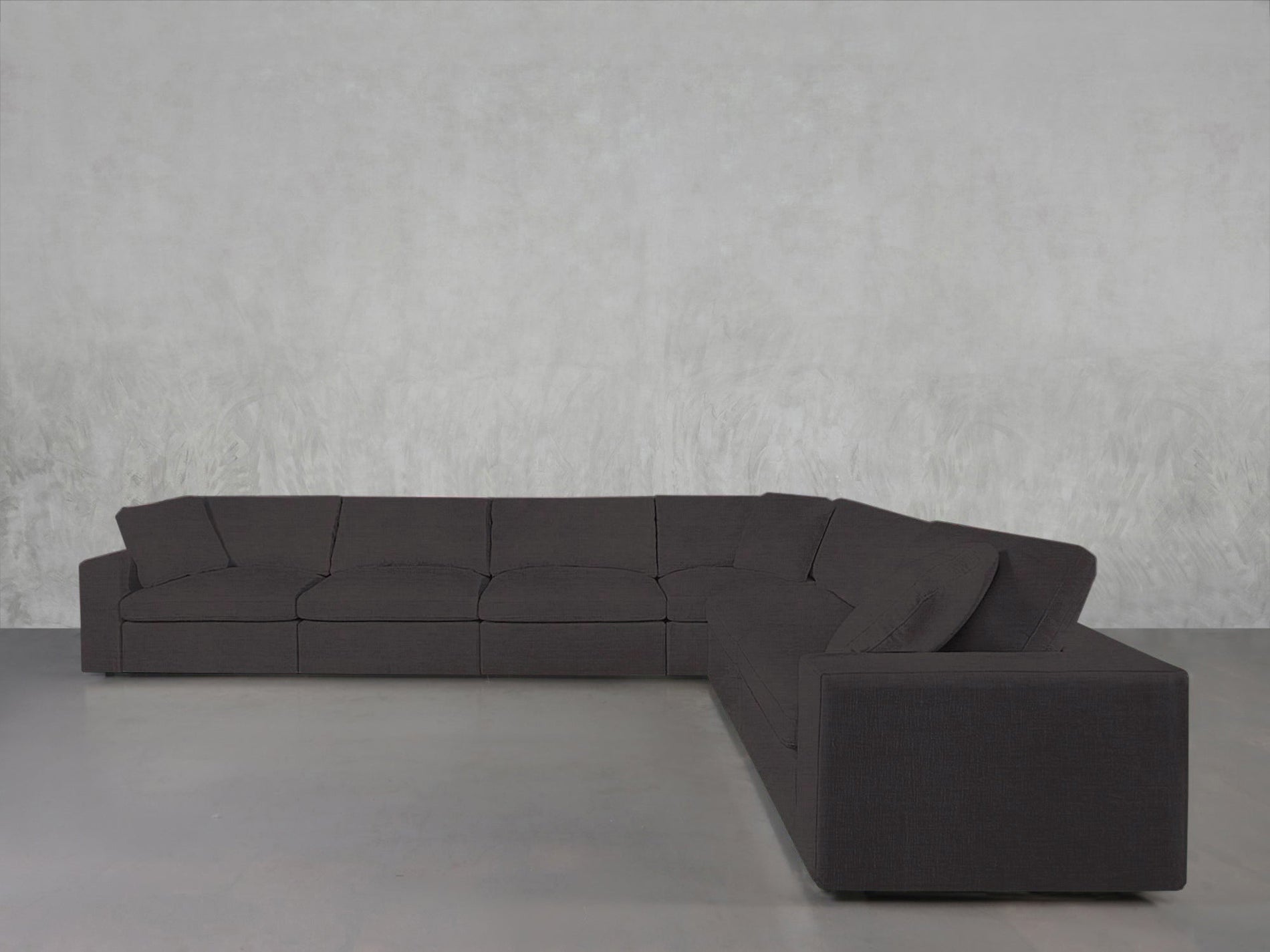 6 - Seat Modular Corner Right Sectional - 7th Avenue