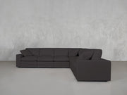 6 - Seat Modular Corner Right Sectional - 7th Avenue