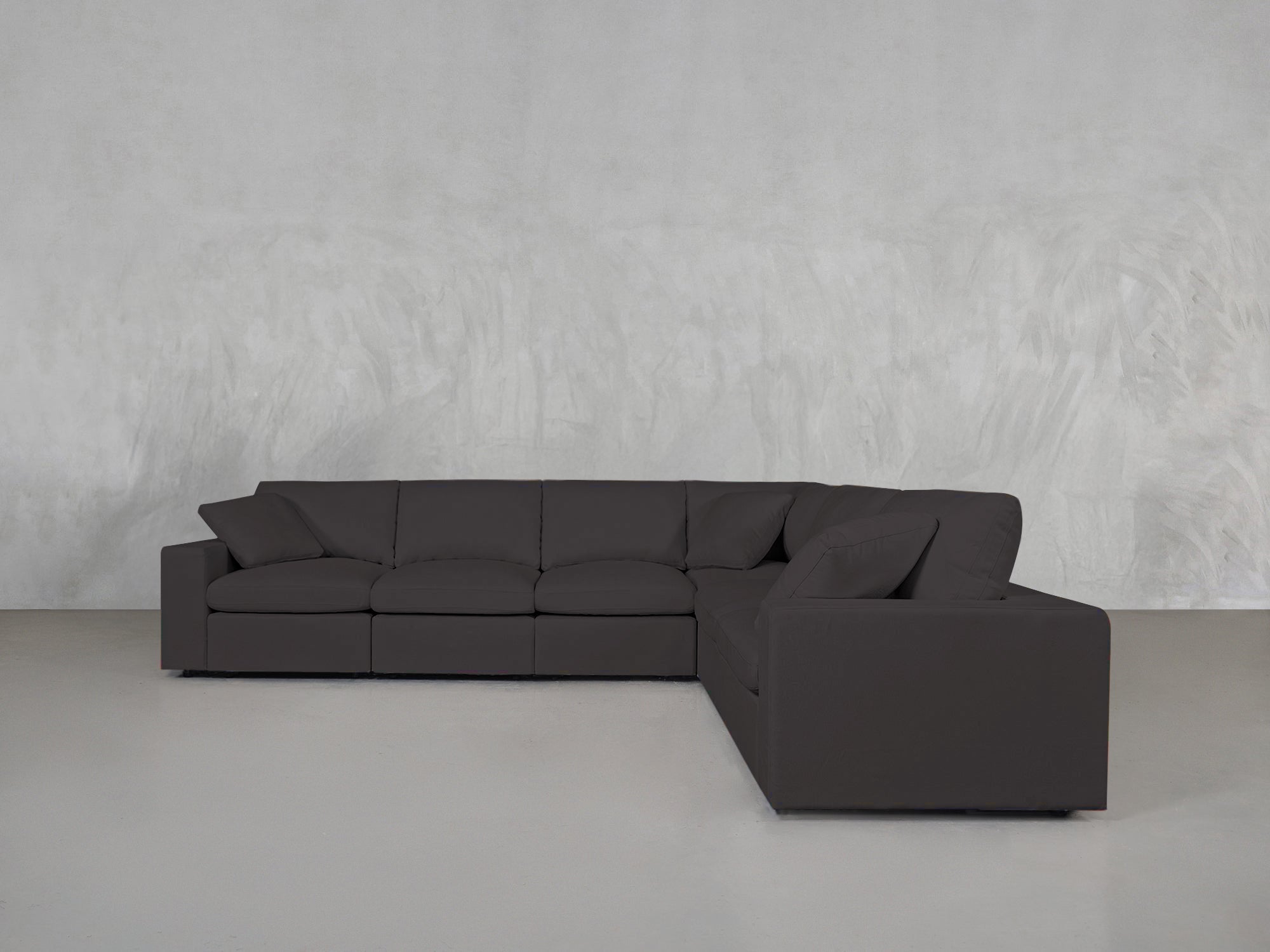 6 - Seat Modular Corner Right Sectional - 7th Avenue
