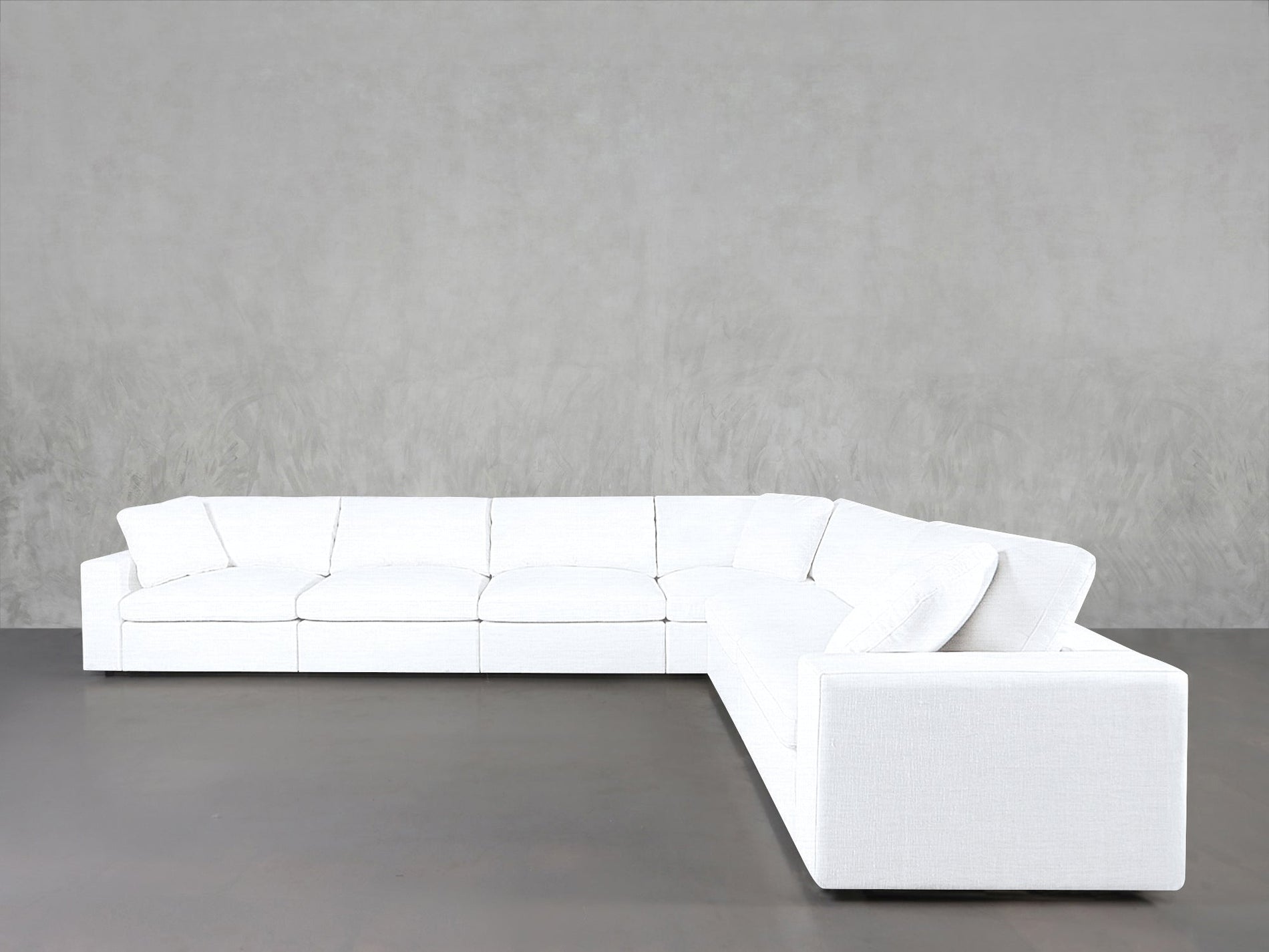 6 - Seat Modular Corner Right Sectional - 7th Avenue