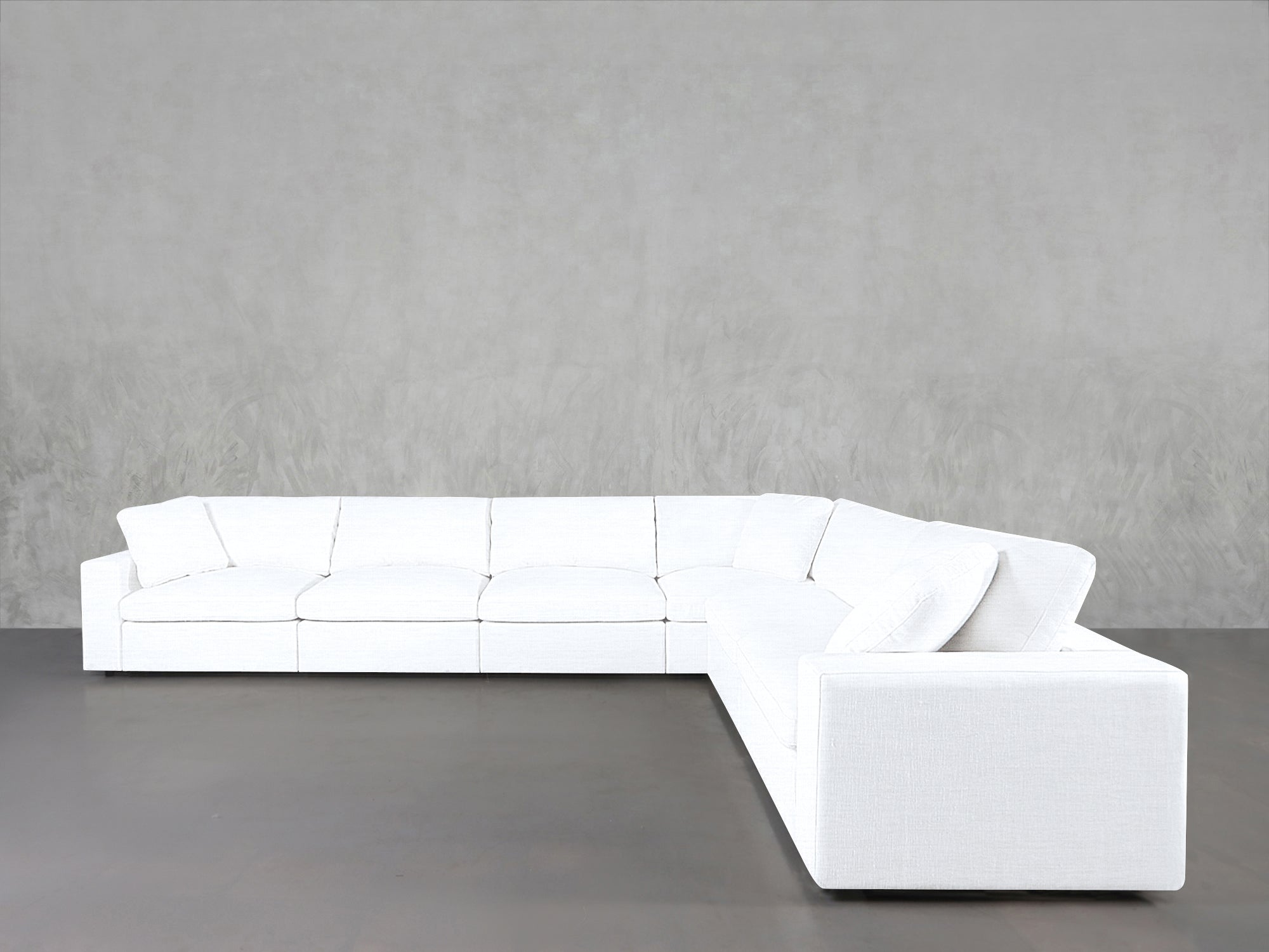 6 - Seat Modular Corner Right Sectional - 7th Avenue