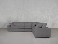6 - Seat Modular Corner Right Sectional - 7th Avenue