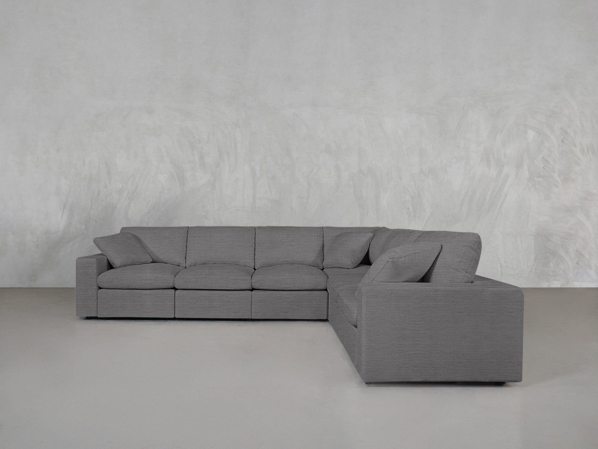 6 - Seat Modular Corner Right Sectional - 7th Avenue
