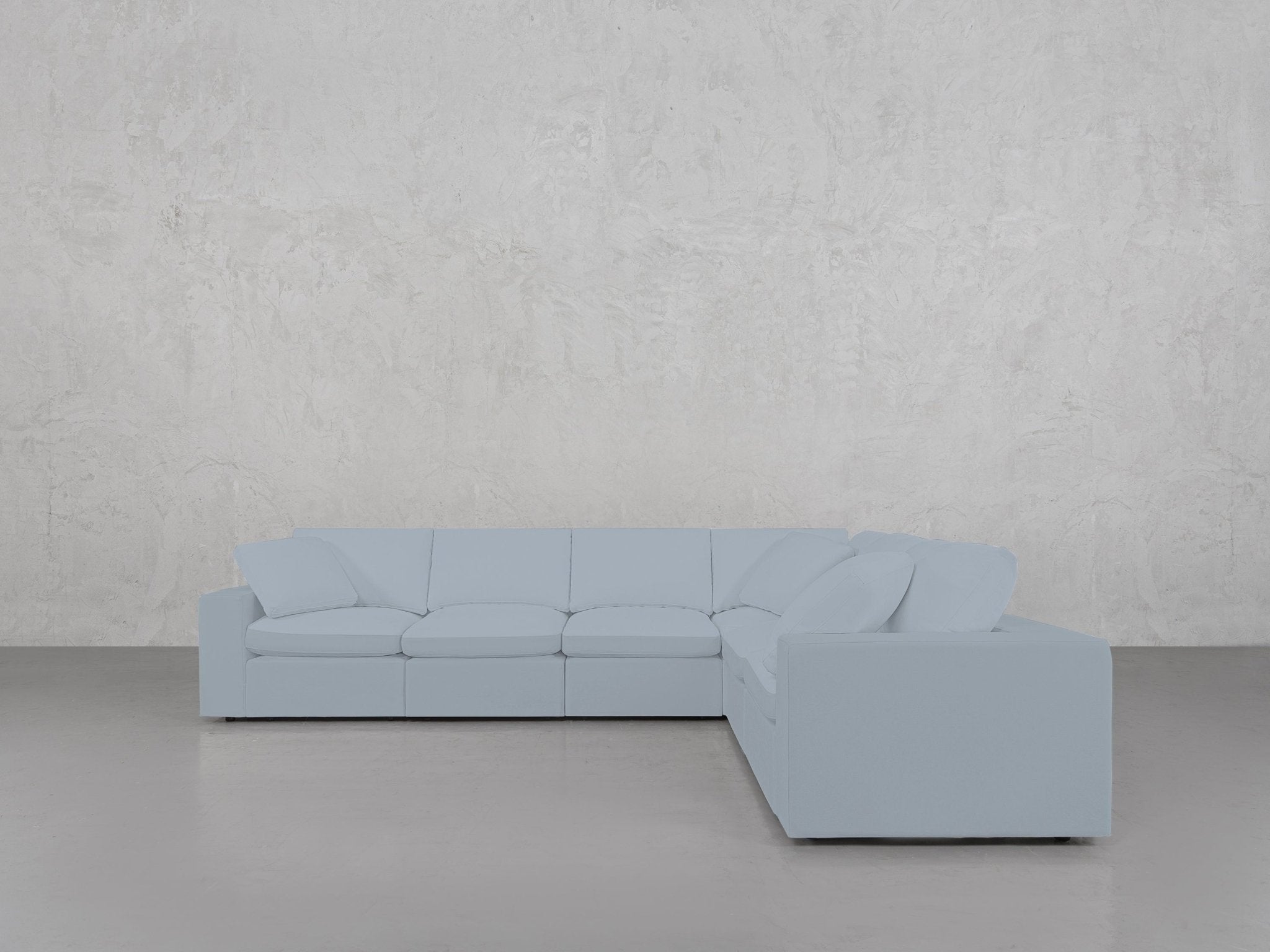 6 - Seat Modular Corner Right Sectional - 7th Avenue