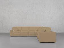 6 - Seat Modular Corner Right Sectional - 7th Avenue