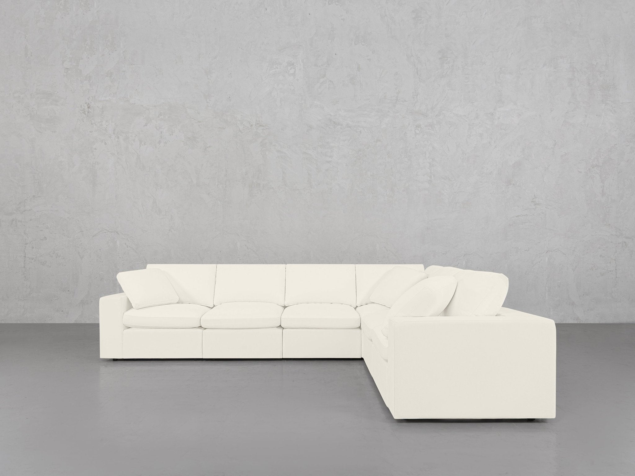 6 - Seat Modular Corner Right Sectional - 7th Avenue