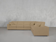 6 - Seat Modular Corner Right Sectional - 7th Avenue