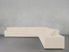 6 - Seat Modular Corner Right Sectional - 7th Avenue