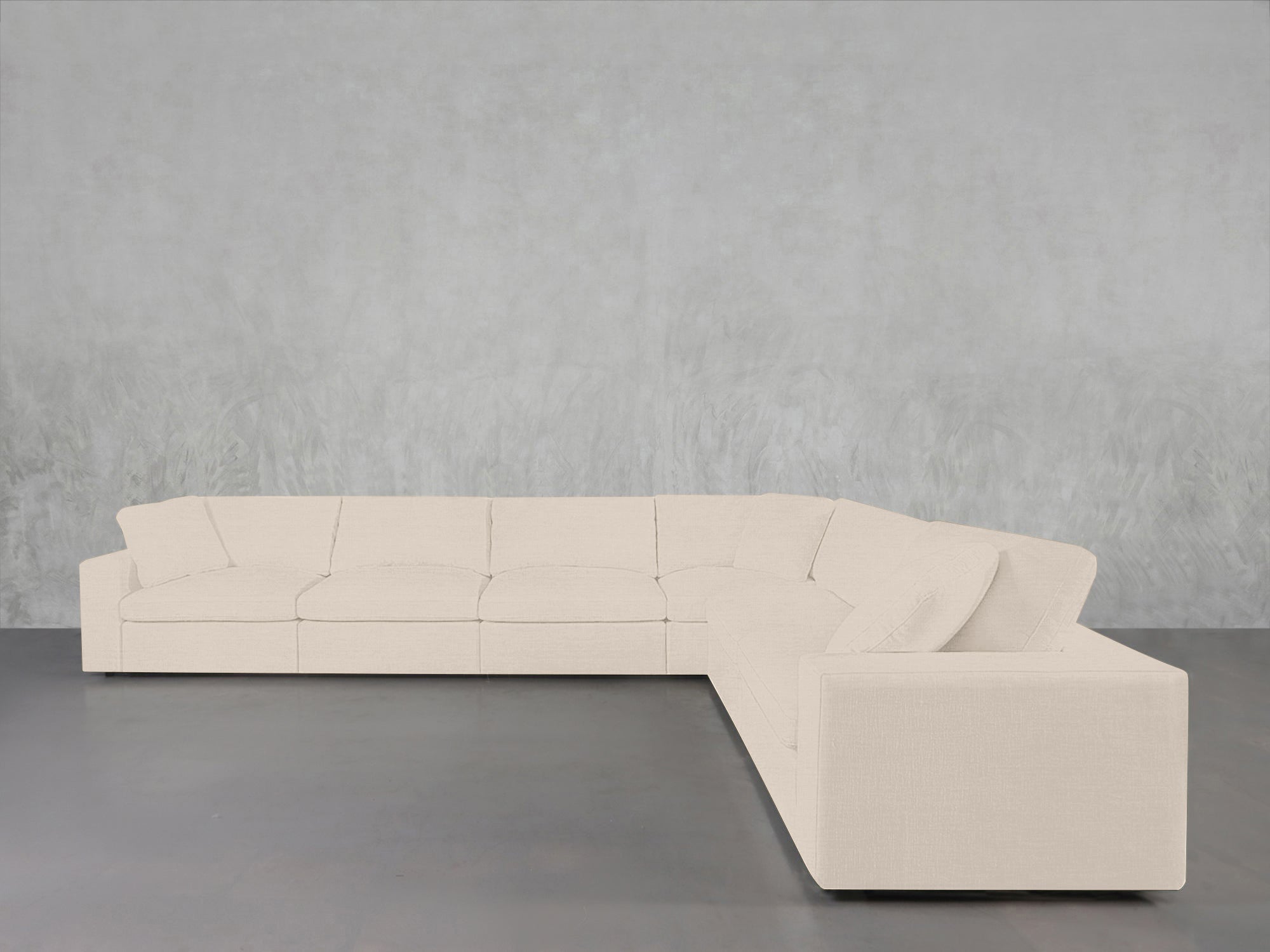 6 - Seat Modular Corner Right Sectional - 7th Avenue