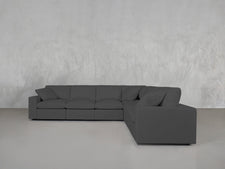 6 - Seat Modular Corner Right Sectional - 7th Avenue
