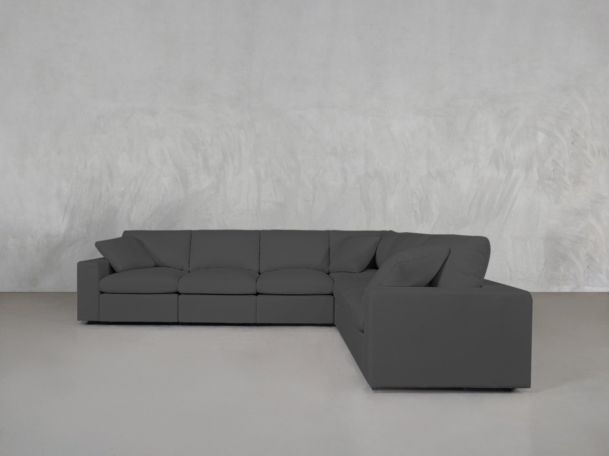 6 - Seat Modular Corner Right Sectional - 7th Avenue